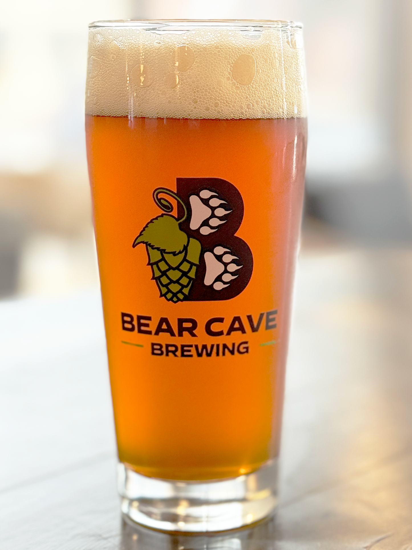 Bear Cave Glass Pint 20oz