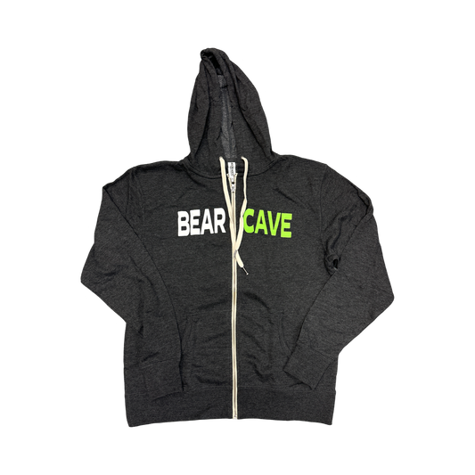 Bear Cave Light Weight Full Zip Unisex Hoodie