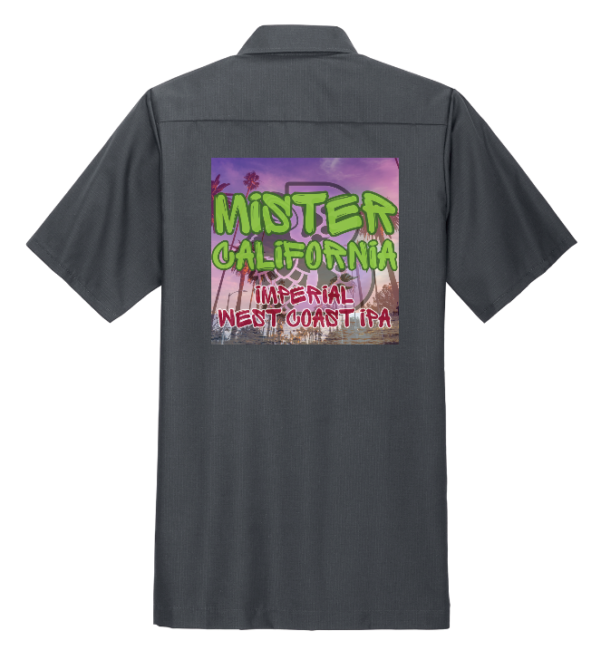 Bear Cave Brewing MISTER CALIFORNIA - RED KAP™ WORK SHIRT - CHARCOAL