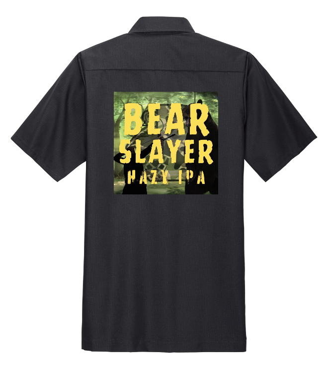 Bear Cave Brewing BEAR SLAYER - RED KAP™ WORK SHIRT - CHARCOAL